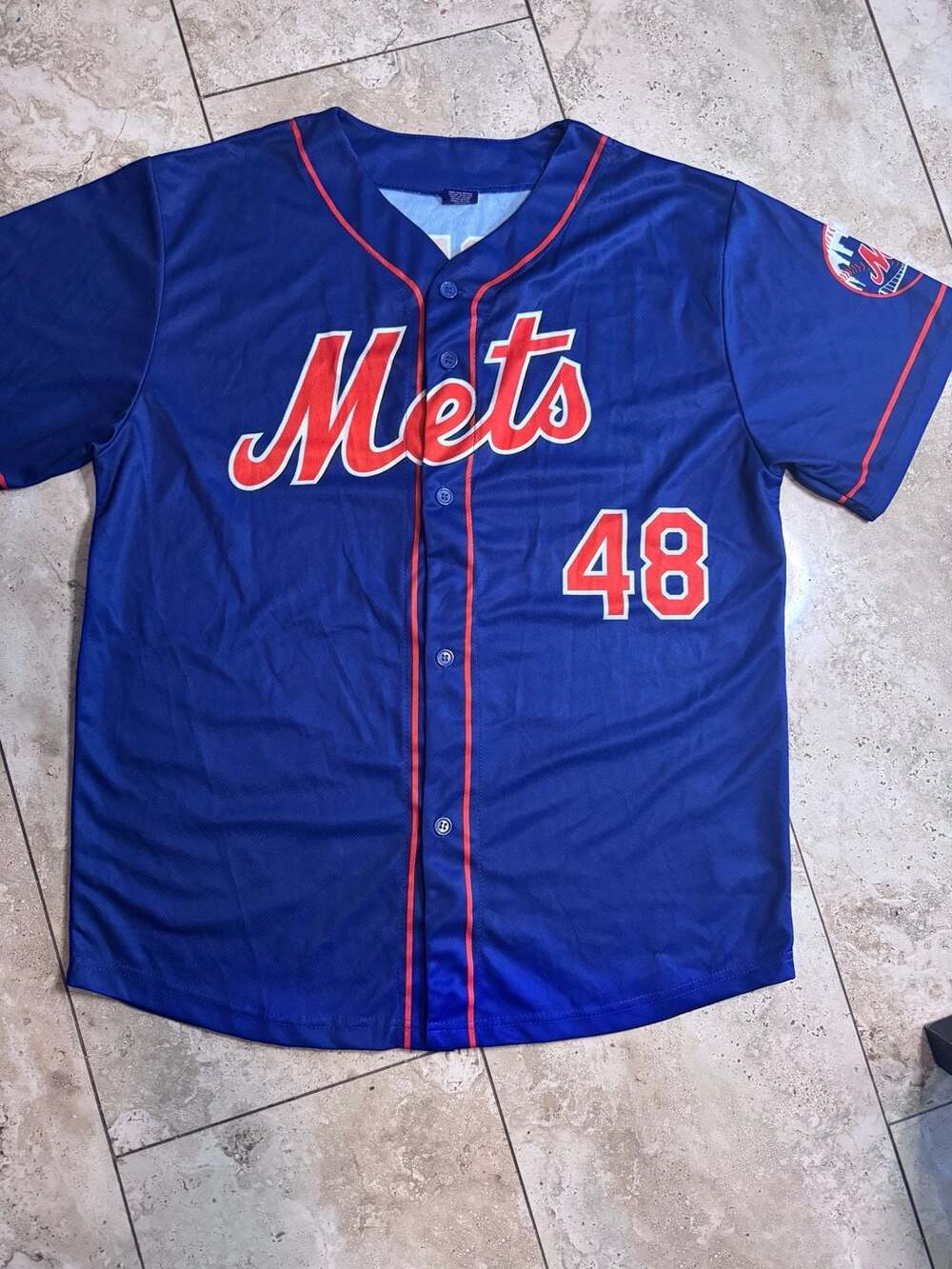 New York Mets Jacob deGrom Baseball Jersey
